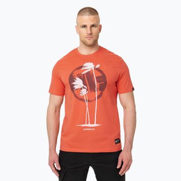 Pánske tričko Pitbull Palms bright salmon