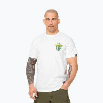 Pitbull BJJ FIGHT DVSN pánske tričko biele