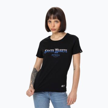 Pitbull dámske tričko Santa Muerte Blue black