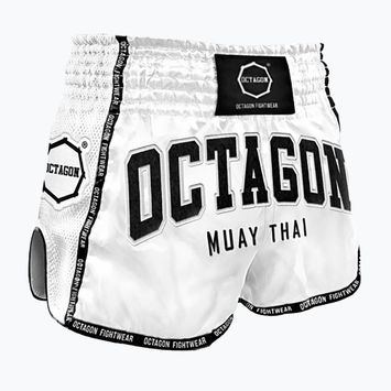 Pánske tréningové šortky Octagon Muay Thai white