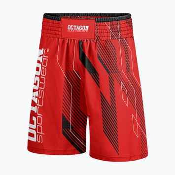 Pánske boxerské šortky Octagon Diamond red