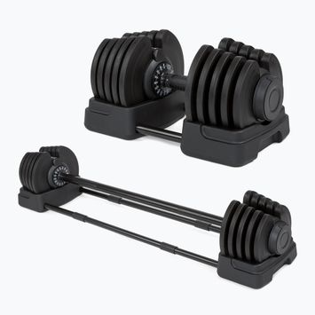 Činka/štangľa 2 v 1 XTREXO TRX-ABD40 1-40 kg čierna/oranžová