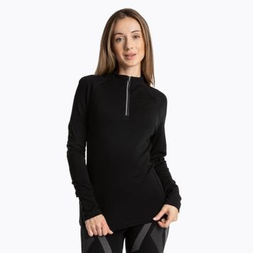 Dámska termo mikina WOOLCANO Merino TOP0545 black