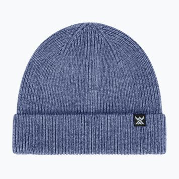 Zimná čiapka WOOLCANO Merino HAT0440 niebieski