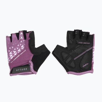 Detské cyklistické rukavice ATTABO Vito JRG gel shock proof pink/black