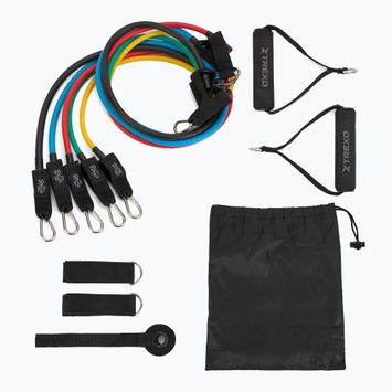 Súprava gumových expandérov XTREXO TXO-B4Z055-ALL viacfarebná