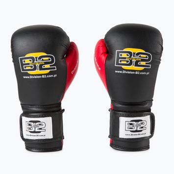 Boxerské rukavice Division B-2 čierno-červené DIV-TG01