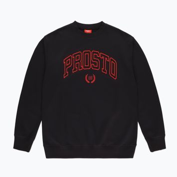 Pánska mikina PROSTO Crewneck Varsity čierna