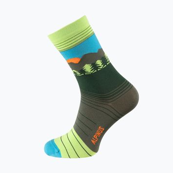 Alpinus Lavaredo zelené trekingové ponožky