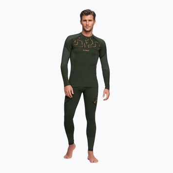 Pánsky komplet termoprádla Alpinus Tactical Gausdal Set green/orange