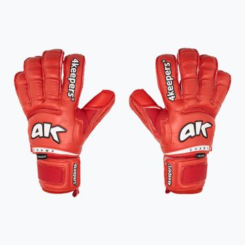 4Keepers Champ Colour Red VI brankárske rukavice červené