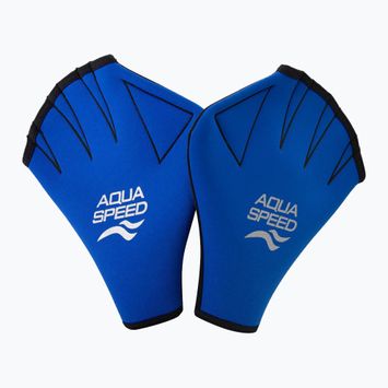 Plavecké rukavice AQUA-SPEED Plavecké rukavice modré