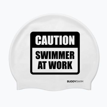 Plavecká čiapka BuddySwim CSW Silicone white