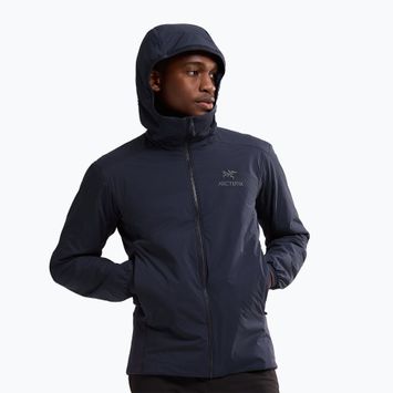 Pánska zateplená bunda Arc'teryx Atom Hoody black sapphire