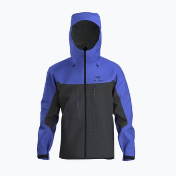 Pánska bunda do dažďa Arc'teryx Alpha electra / black sapphire