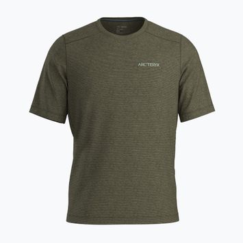 Pánske trekingové tričko Arc'teryx Cormac Arc'bird Logo tatsu heather / stone green