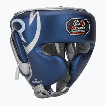 Boxerská prilba Rival RHG100 Professional Headgear blue/silver