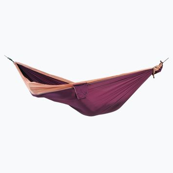 Turistická hamaka pre 2 osoby Ticket To The Moon Original plum/peach