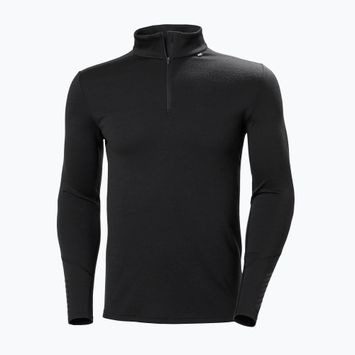 Pánska termo mikina Helly Hansen Lifa Merino Midweight 1/2 Zip black