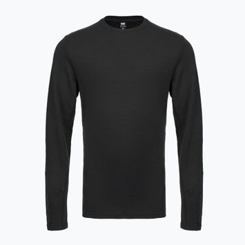 Pánska termoakčná mikina Helly Hansen Lifa Merino Midweight Crew black