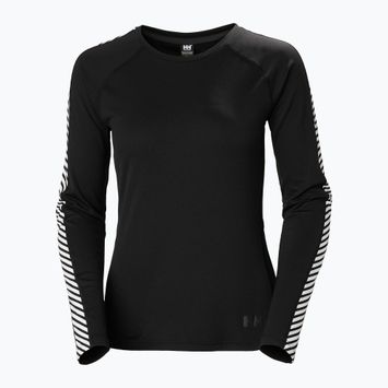 Dámska termoaktívna mikina Helly Hansen Lifa Active Stripe Crew black