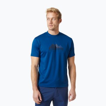 Pánske trekingové tričko Helly Hansen HH Tech Graphic 606 blue 63088