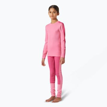 Súprava detskej termobielizne Helly Hansen JR Lifa Merino Midweight sugar pink