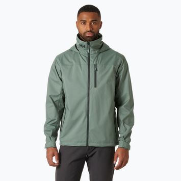 Pánska jachtárska bunda Helly Hansen Crew Hooded 2.0 grey cactus