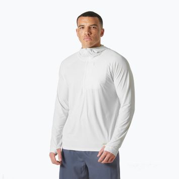 Pánska trekingová mikina Helly Hansen Shine Solen 1/2 Zip Hoodie white