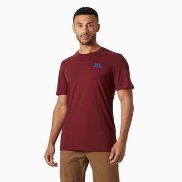 Pánske tričko Helly Hansen Nord Graphic mars red