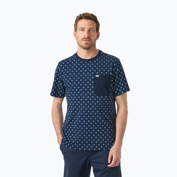 Pánske tričko Helly Hansen Hudson navy aop