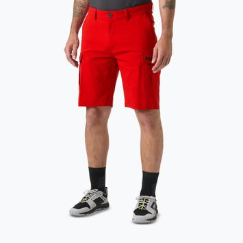 Pánske jachtárske šortky Helly Hansen QD Cargo 11" red