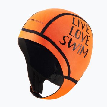 Neoprénová plavecká čiapka BuddySwim Trilaminate Warmth 2.5 mm orange
