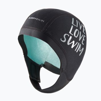 Neoprénová plavecká čiapka BuddySwim Trilaminate Warmth 2.5 mm black
