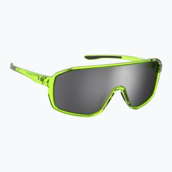 Detské slnečné okuliare Under Armour Gameday Jr S3 žltý krištáľ/strieborné zrkadlo