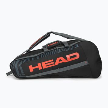Tenisová taška HEAD Base M black-orange 261313