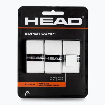 Omotávka na tenisovú raketu HEAD Super Comp 3 ks biela 285088