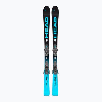 Detské zjazdové lyže HEAD WC e.Race Team SW JRS + viazanie Jrs 7.5 GW CA black/blue