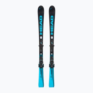 Detské zjazdové lyže HEAD WC e.Race Team SW JRS + viazanie Jrs 7.5 GW CA black/blue