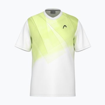 Pánske tenisové tričko HEAD Topspin print vision m/lime