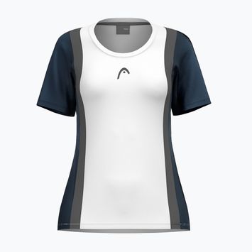 Dámske tenisové tričko HEAD Club 25 Tech W navy/white