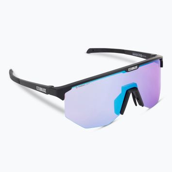 Cyklistické okuliare Bliz Hero Nano Optics Nordic Light S2 matná čierna/svetlá begónia/fialová modrá multi