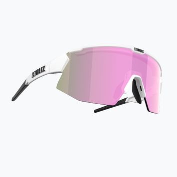 Cyklistické okuliare Bliz Breeze Small S3+S0 matné biele/hnedé rose multi/clear