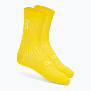 Detské cyklistické ponožky POC Essential Road aventurine yellow