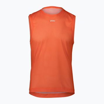 Pánske cyklistické tielko POC Air Indoor Vest zink orange