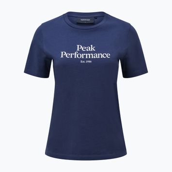 Dámske tričko Peak Performance Original T-shirt blue shadow