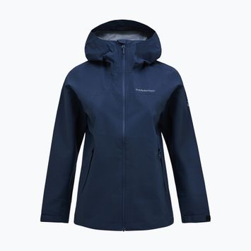 Dámska bunda Peak Performance Trail Hipe Shell Jacket blue shadow