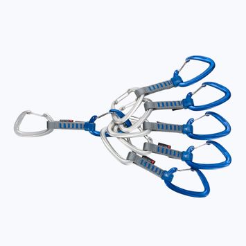 MAMMUT Crag Wire 10cm 6ks strieborno-modrá expresná sada