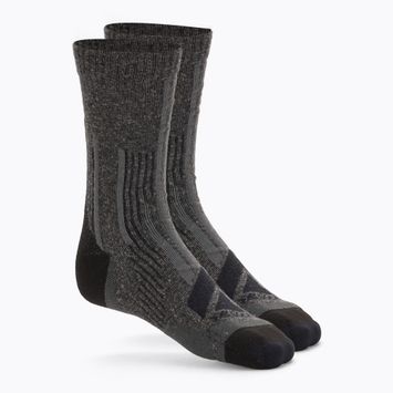 Trekové ponožky X-Sock Hike Perform Merino Crew black/charcoal black