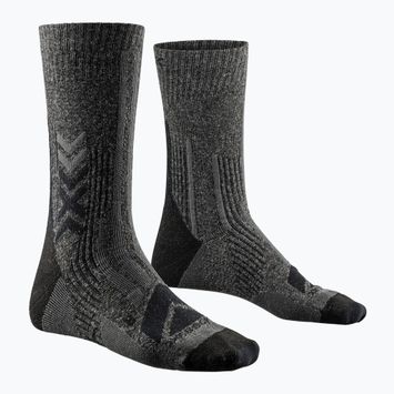 Trekové ponožky X-Sock Hike Perform Merino Crew black/charcoal black